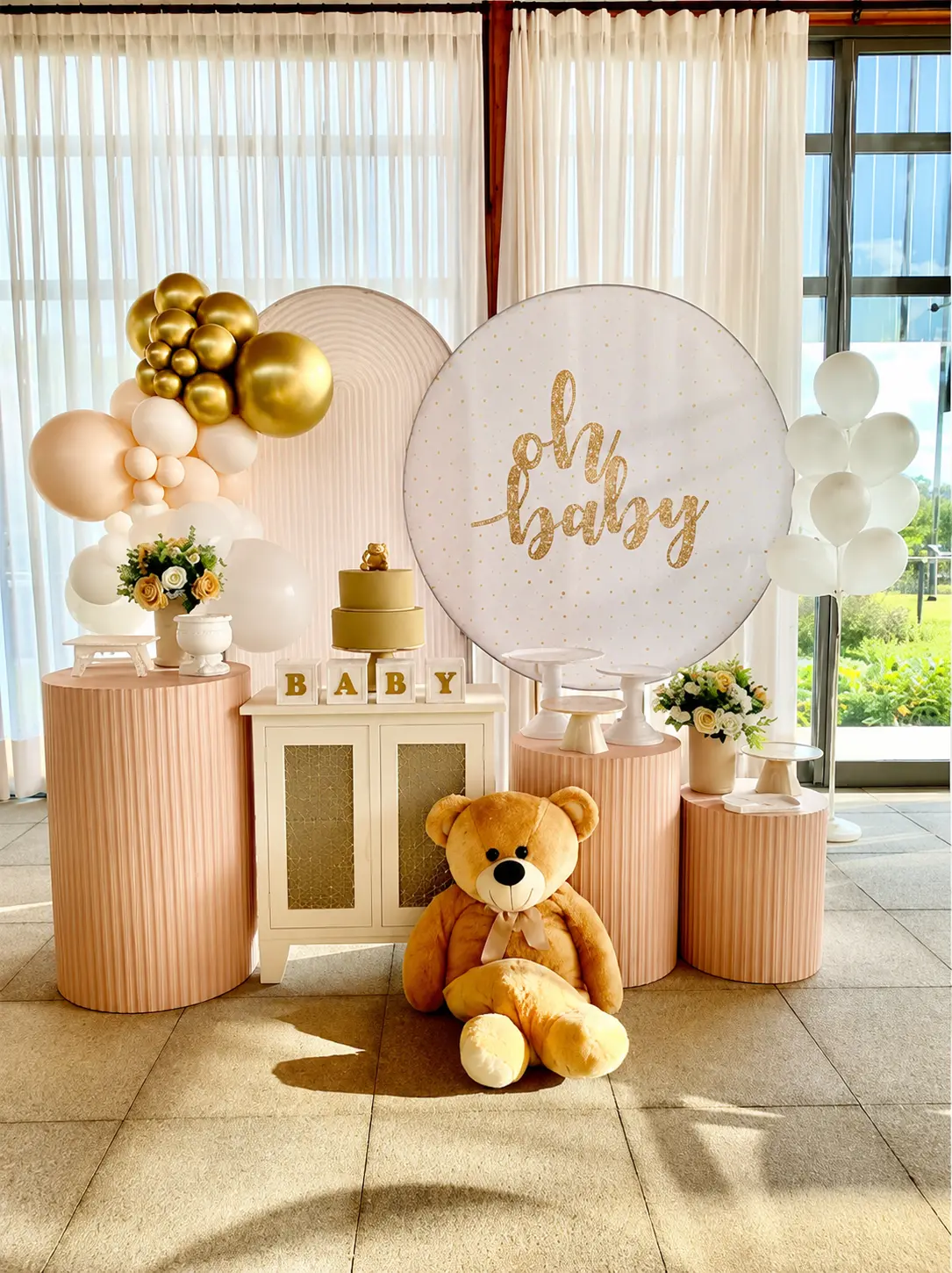 Kit Chá Revelação Luxo Neutro completo